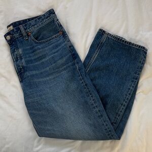 Madewell darted barrel jeans